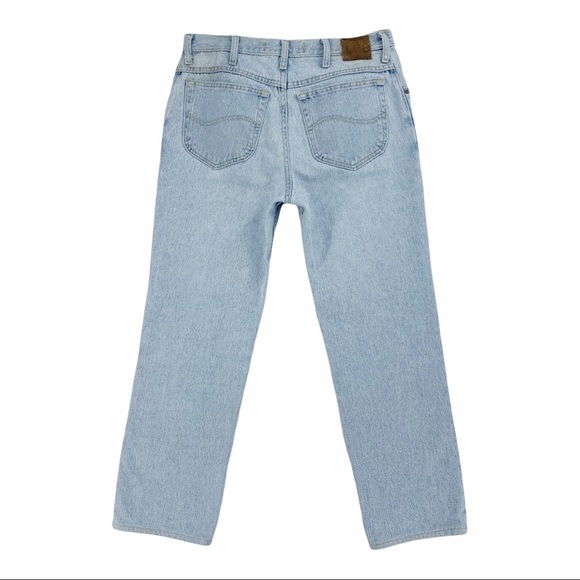 Vintage Lee Light Blue Wash Jeans Regular Fit - Picture 4 of 15
